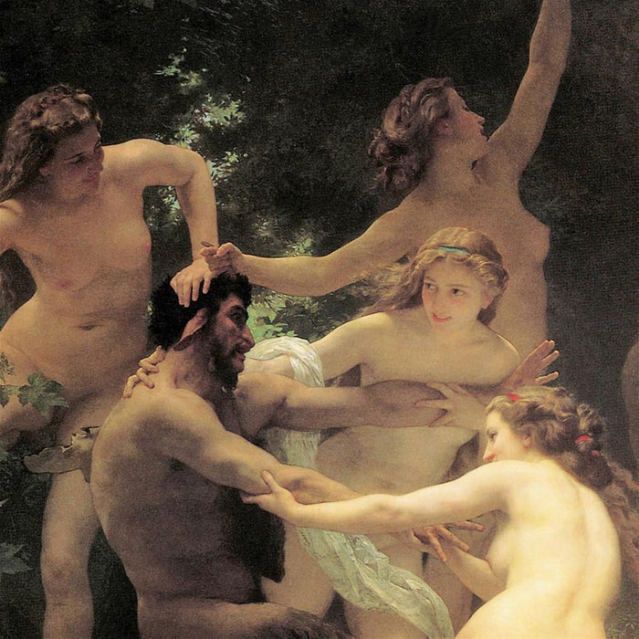 12X15 NYMPHS AND SATYR 1873