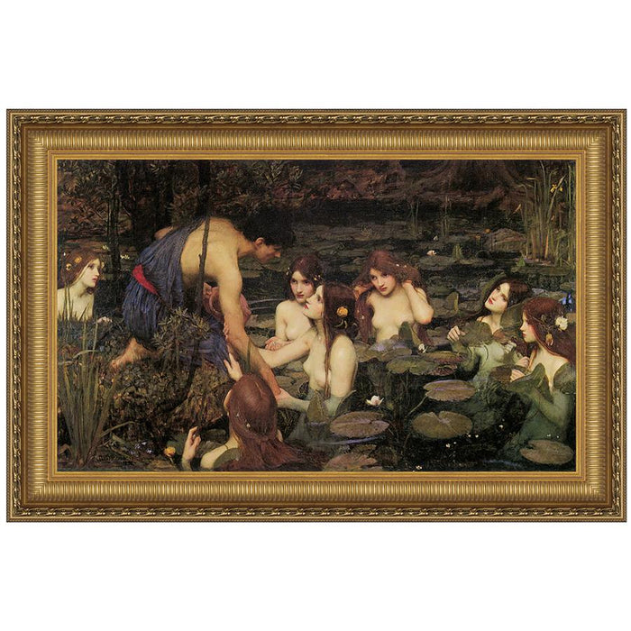 27X18.5 HYLAS AND THE NYMPHS 1896