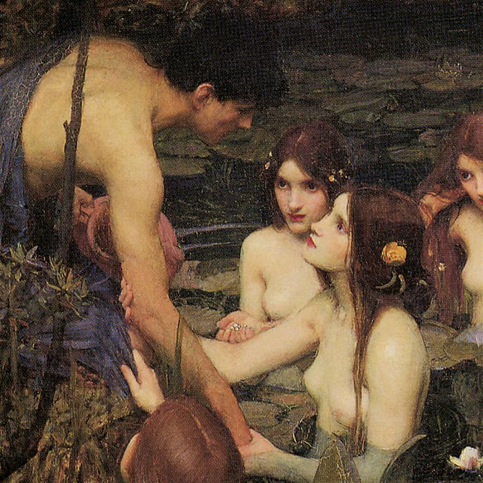 47X30.5 HYLAS AND THE NYMPHS 1896