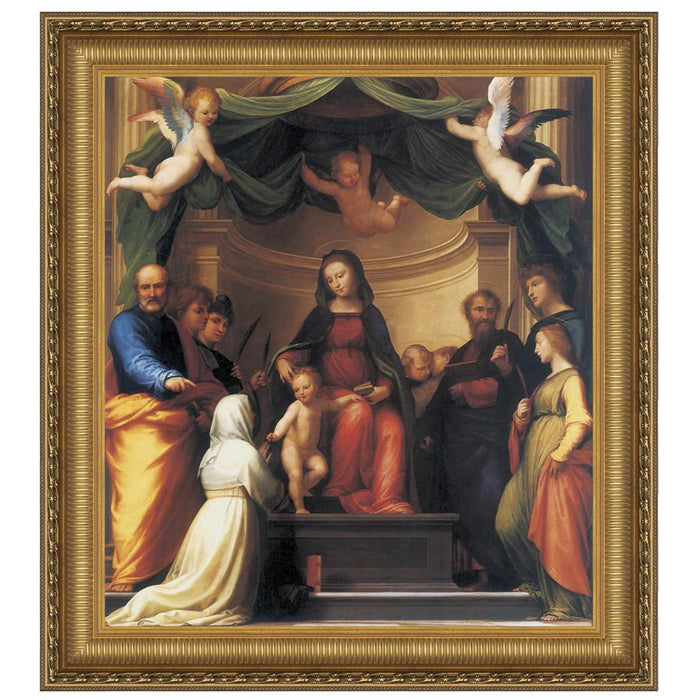 26.5X29 MYSTIC MARRIAGE OF ST CATHERINE