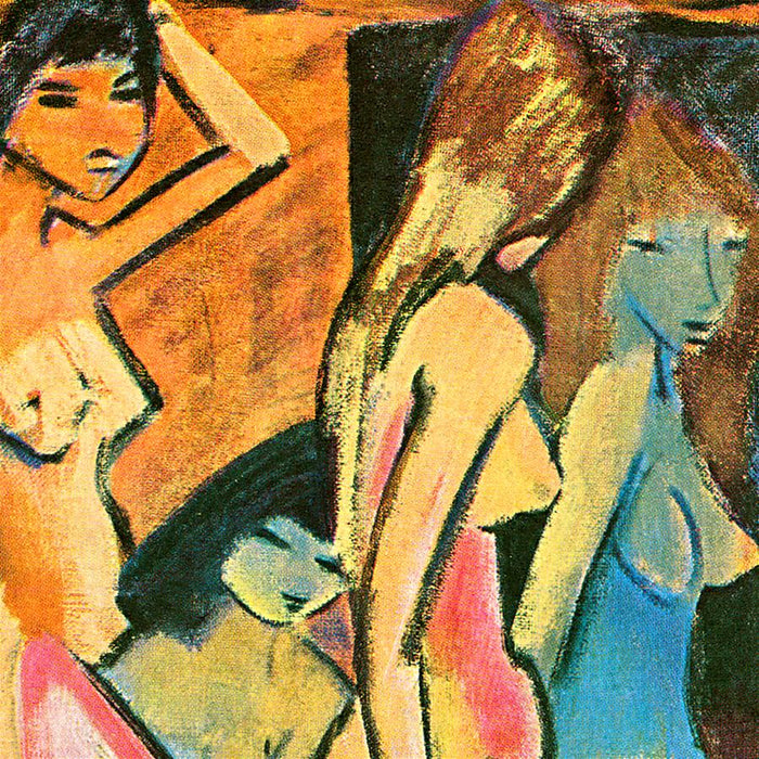 21.5X27 THE NUDES BEFORE THE MIRROR 1912