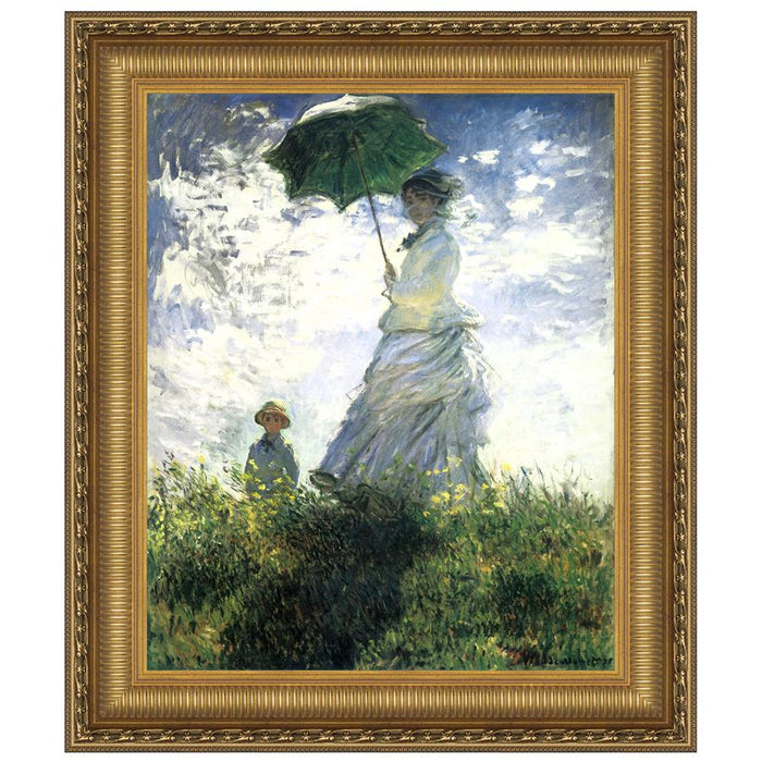 15.5X17 WOMAN WITH A PARASOL