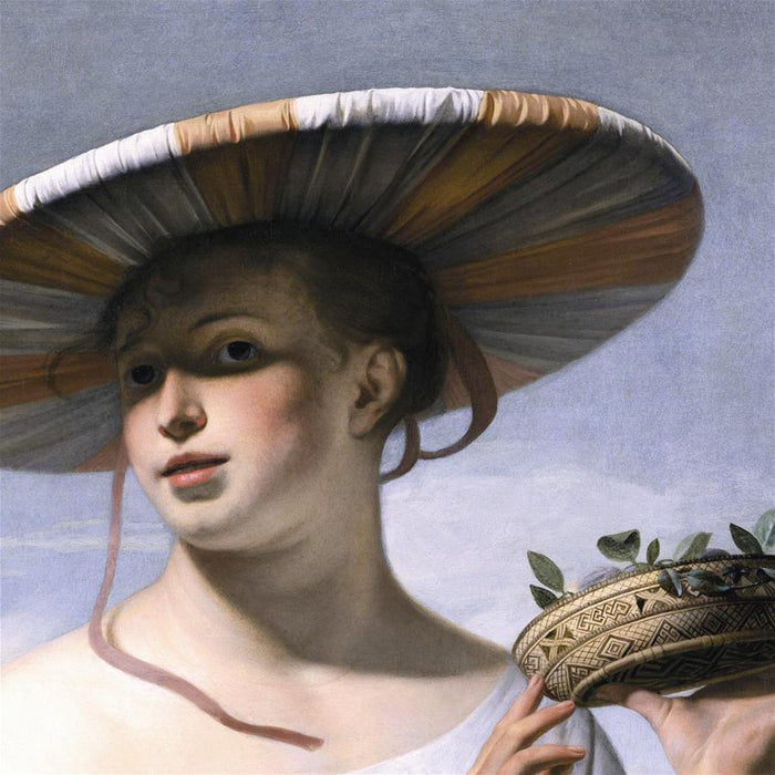 15X17 GIRL IN A LARGE HAT 1645