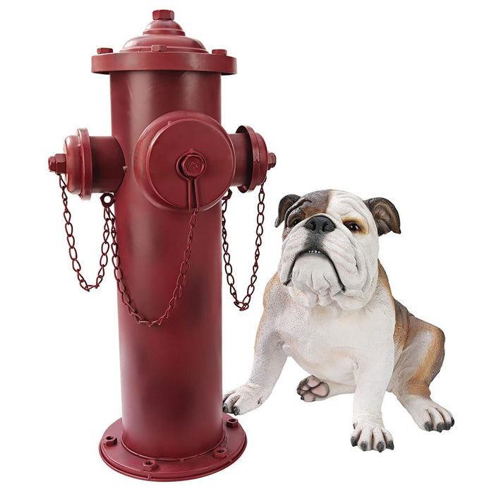 LARGE METAL REPLICA FIRE HYDRANT