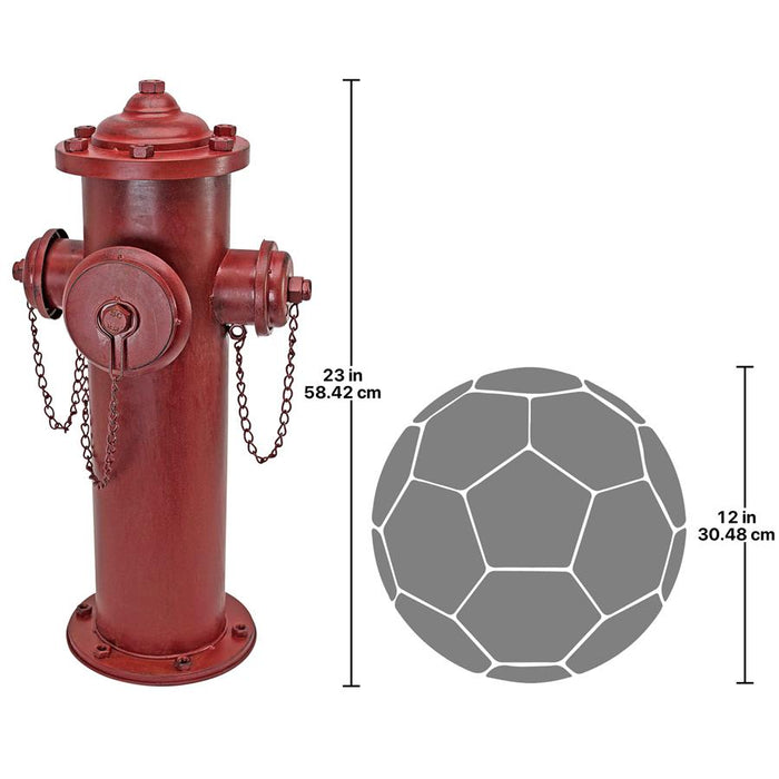LARGE METAL REPLICA FIRE HYDRANT