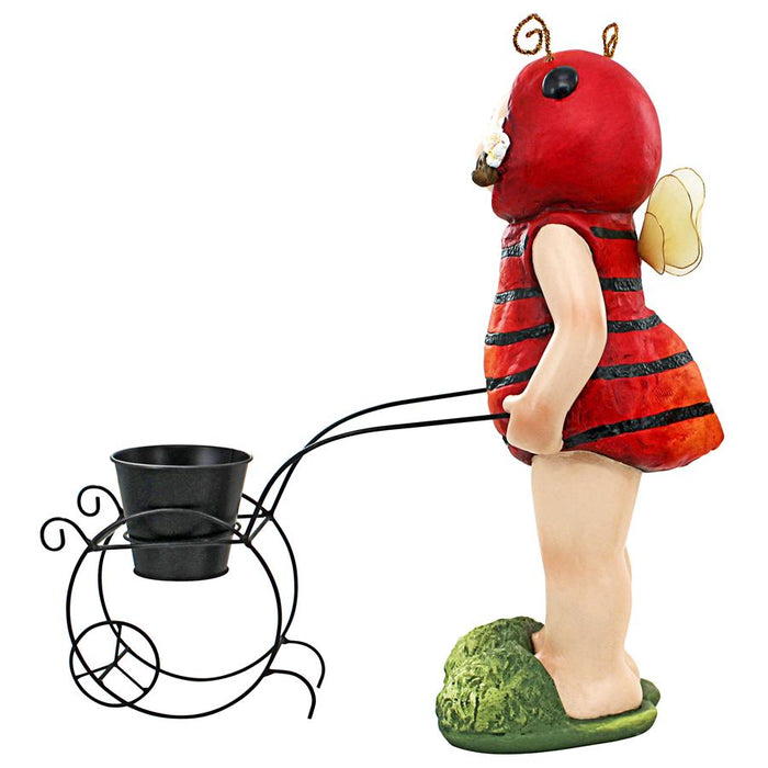 POLLY THE LADY BUG FAIRY STATUE