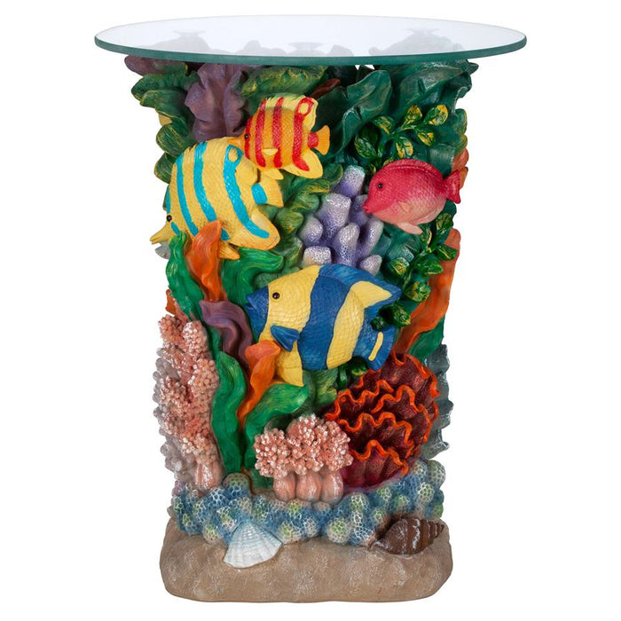 THE GREAT BARRIER REEF GLASS TOP TABLE