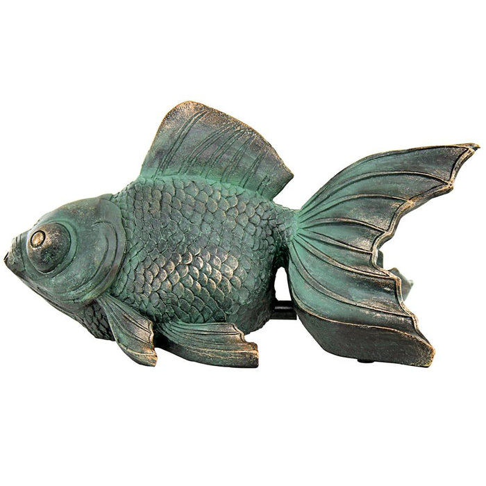 BUTTERFLY KOI PIPED STATUE