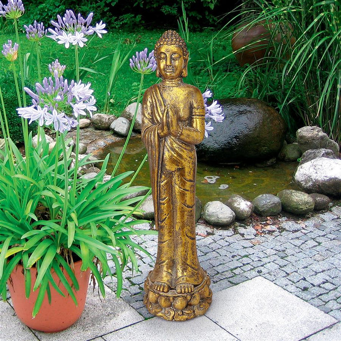 STANDING GOLDING BUDDHA STATUE