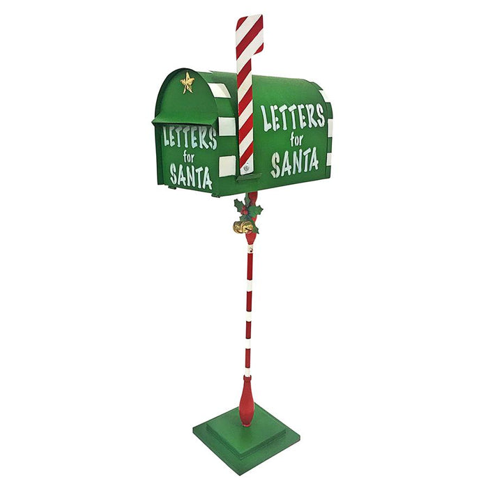 LETTERS FOR SANTA METAL MAILBOX STATUE