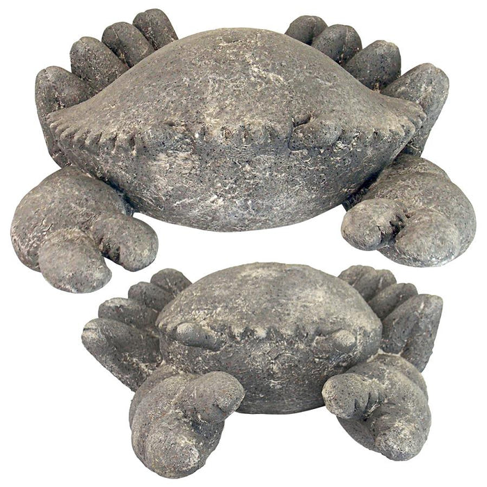 S/2 CANTANKEROUS STONE CRAB STATUES