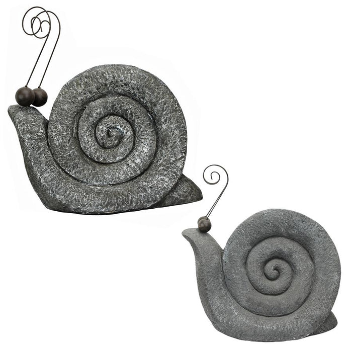 S/2 AT A SNAILS PACE STATUES