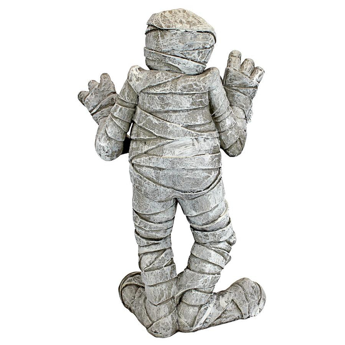 WRAPPED TOO TIGHT GARDEN MUMMY STATUE