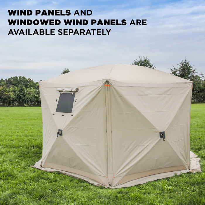 4-Panel Pop-Up Screen House Gazebo 70x70 Inch – Instant Setup 4-Sided Hub Tent UV Resistant (SPF 50+) Fits 5 People Heavy Duty 210D Material – Includes Carry Bag & Ground Stakes