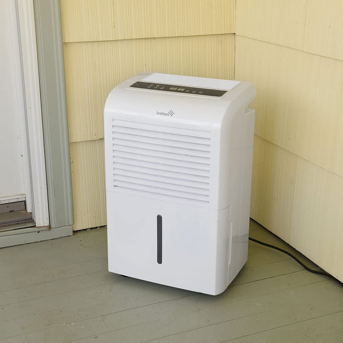 4,500 Sq Ft Energy Star Dehumidifier With Drain Hose, Programmable Humidistat, and Timer