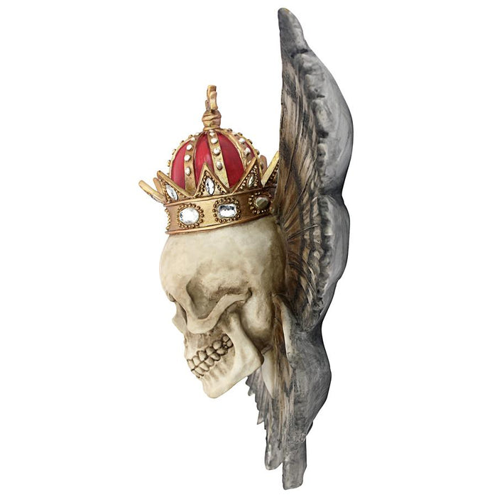 MORTALITY DEATHS SCULL WALL SCULPTURE