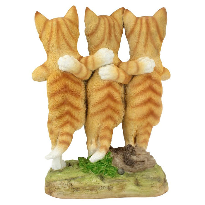 CHORUS LINE OF CATS WELCOME STATUE