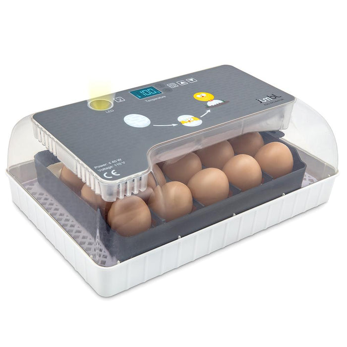 Incubator for 12 Clear Eggs, Fully Automatic Egg Incubator, Digital Poultry Hatching Machine