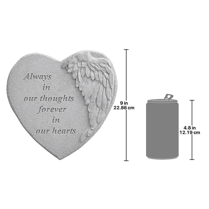 ALWAYS IN OUR THOUGHTS HEART MARKER