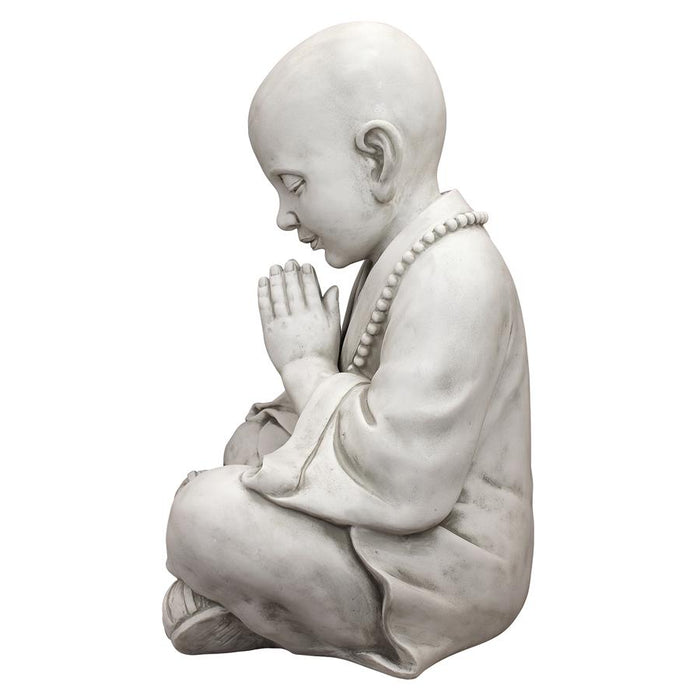 PRAYING BABY BUDDHA ASIAN GARDEN STATUE