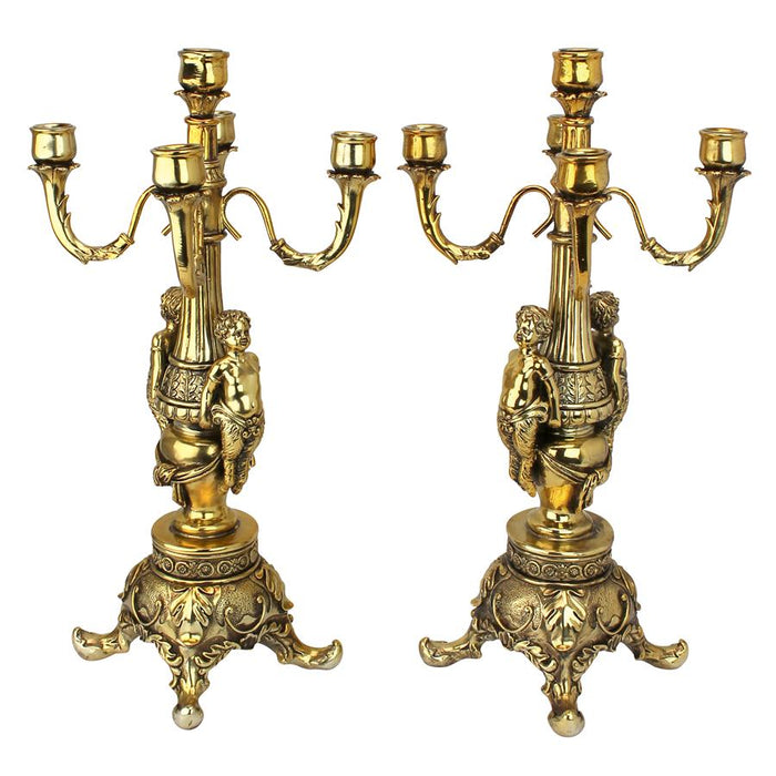 S/2 CHATEAU CHAMBORD CANDELABRAS