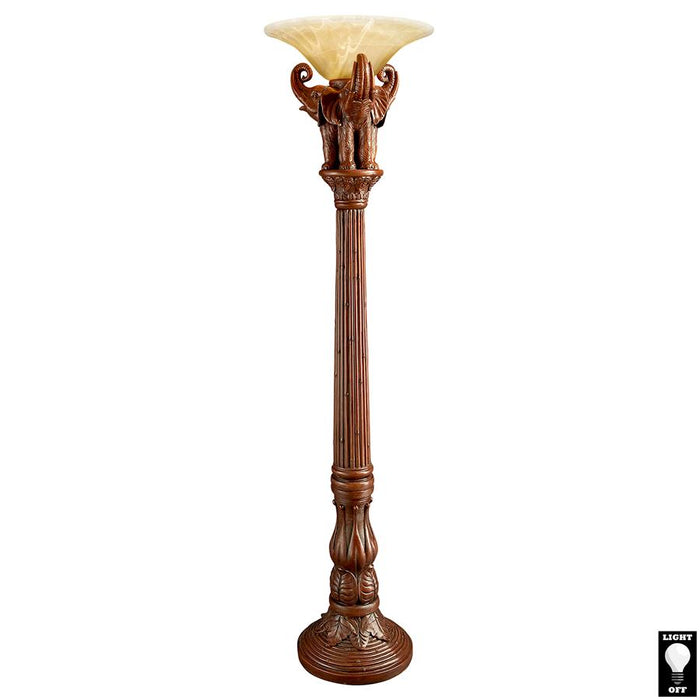 LORD EARL HOUGHTONS ELEPHANT FLOOR LAMP