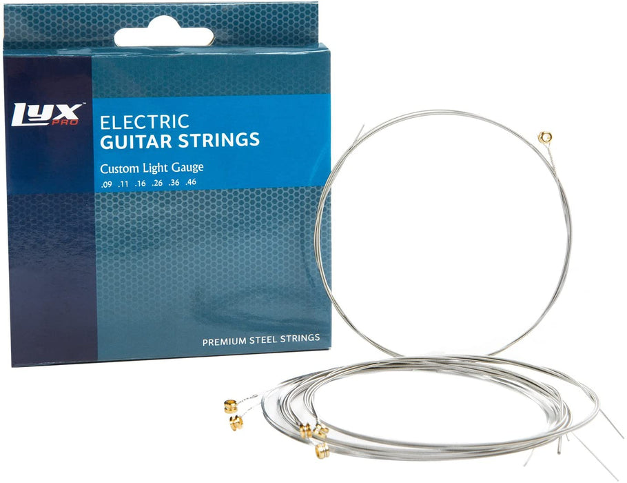Electric Guitar Strings .09-.46 Custom Light Gauge Nickel Plated