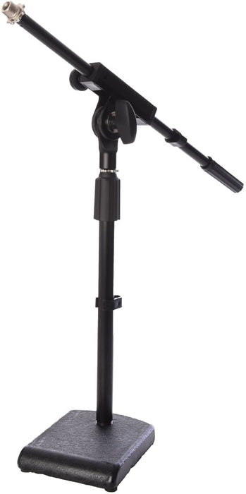 Kick Drum Mic Stand, Low Profile Height Adjustable Mic Boom Stand