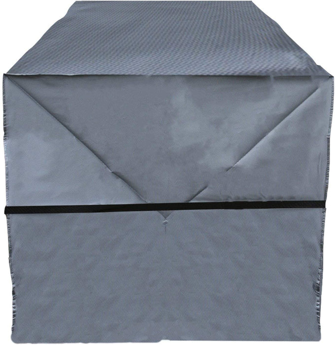 Outdoor Air Conditioner Cover - A/C Winter Weather Protector - Square, Gray