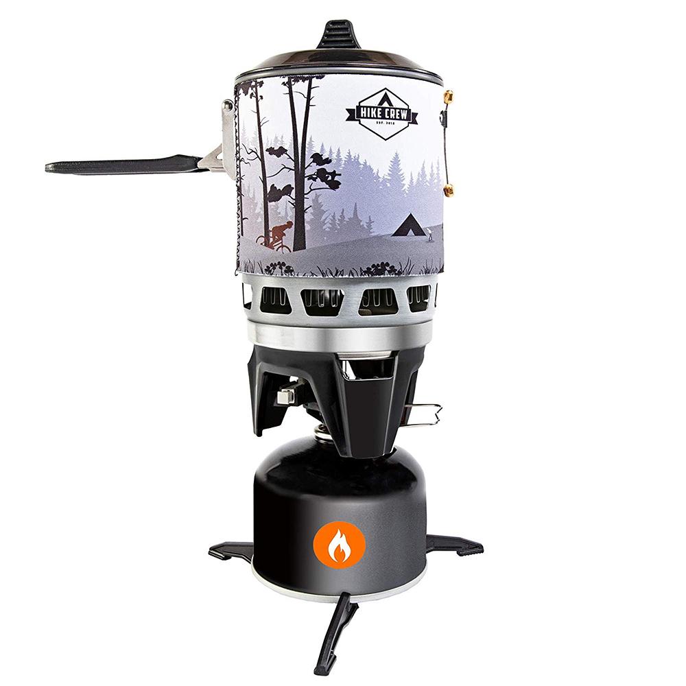 Hike Crew Portable Stove & Cooking System with 1L Pot, Compact Propane ...