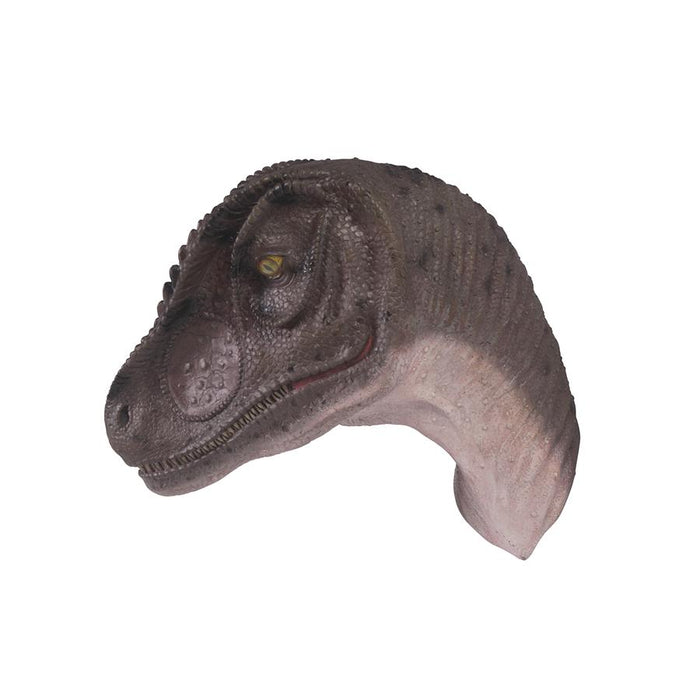 ALLOSAURUS WALL TROPHY MOUTH CLOSED