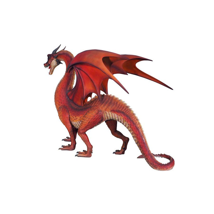 GIANT WELSH RED DRAGON STATUE