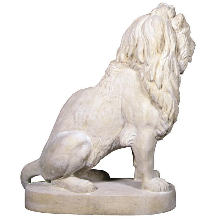 STATELY CHATEAU LION STATUE RIGHT