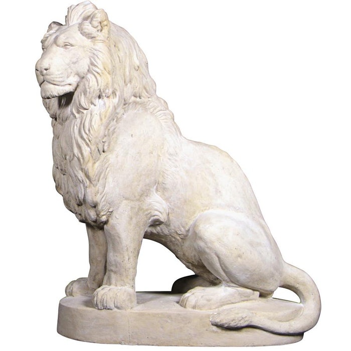 STATELY CHATEAU LION STATUE RIGHT