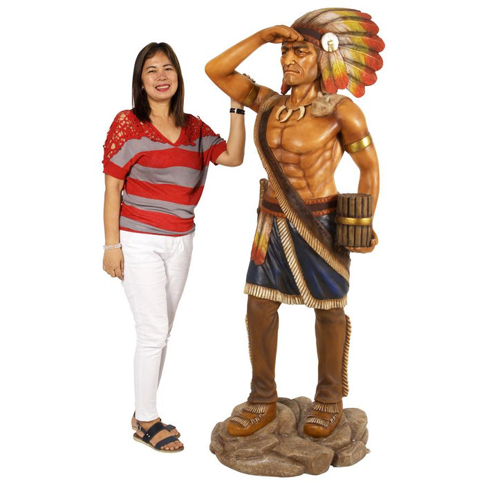 CIGAR STORE INDIAN STATUE