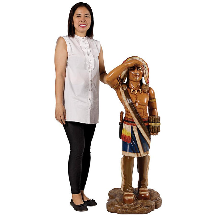 TOBACCO STORE INDIAN STATUE LARGE