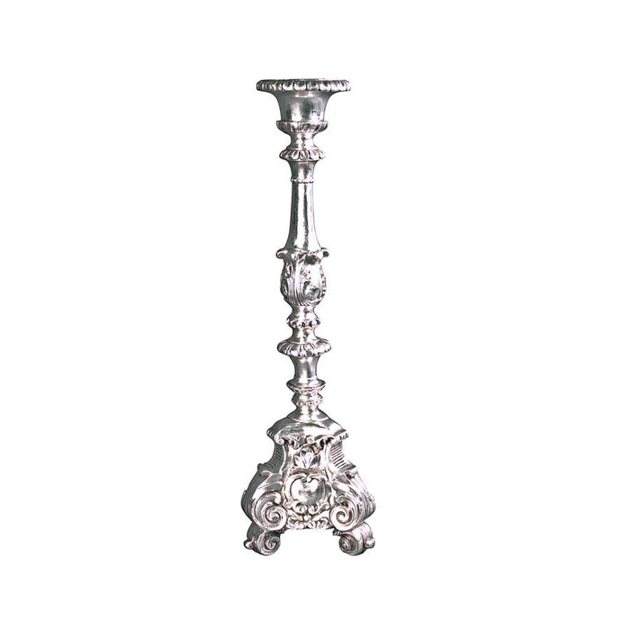 GRANDE SCROLL FOOTED CANDLESTICK