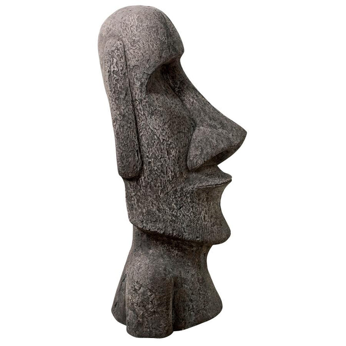 Moai stone head statue