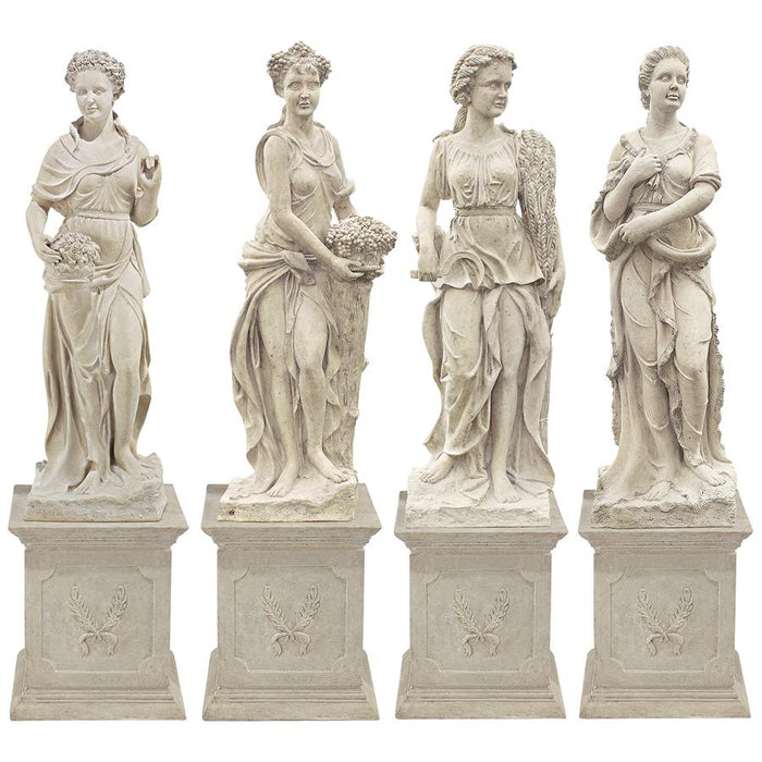 SET OF ALL FOUR SEASONS WITH PLINTHS