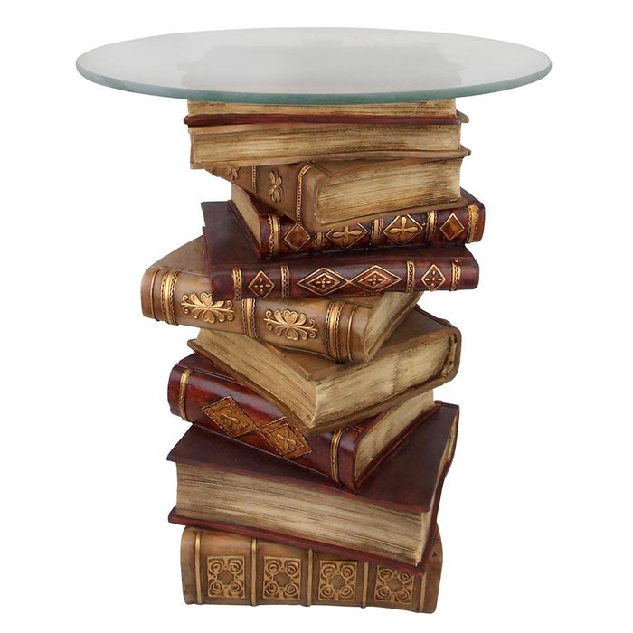 POWER OF BOOKS SIDE TABLE