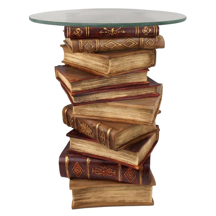 POWER OF BOOKS SIDE TABLE
