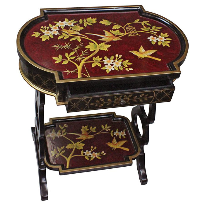 TERRACE OF SHANGHUA LACQUERED SIDE TABLE