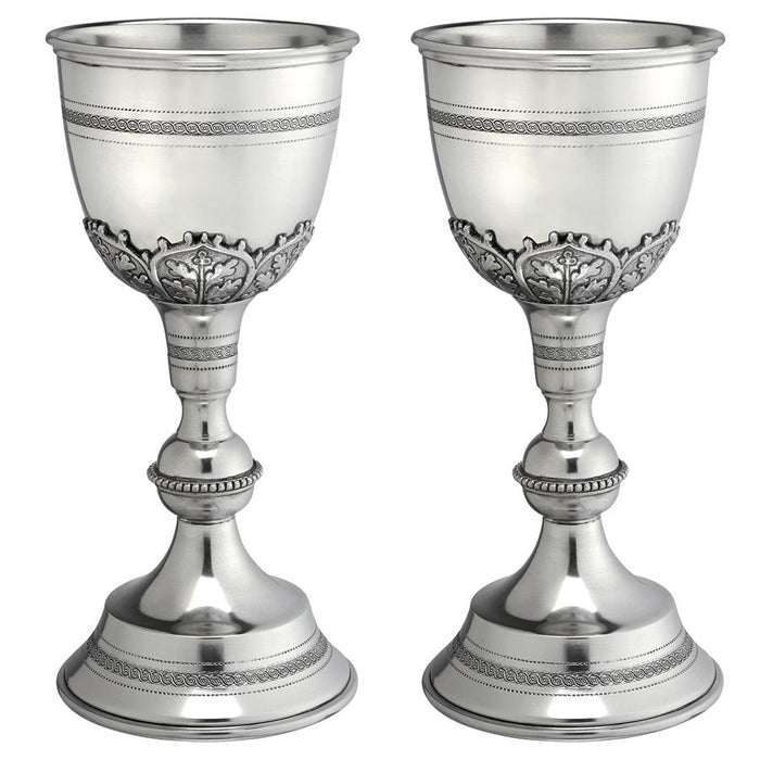 SET OF TWO CANTERBURY GRAND CHALICES