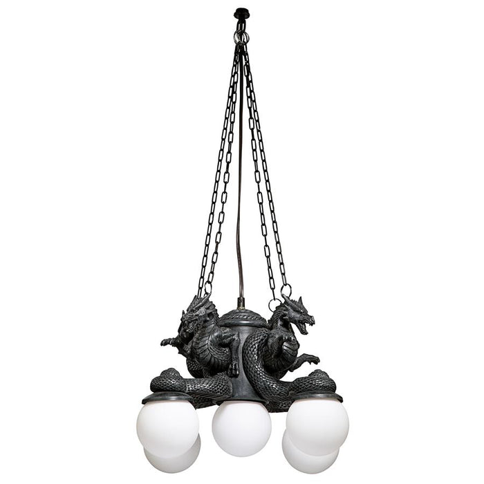 FOUR DRAGONS OF THE CARDINAL DIRECTIONS CHANDELIER