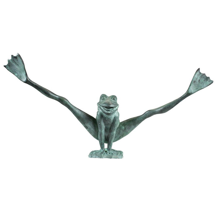 LARGE CRAZY LEGS FROG PIPED