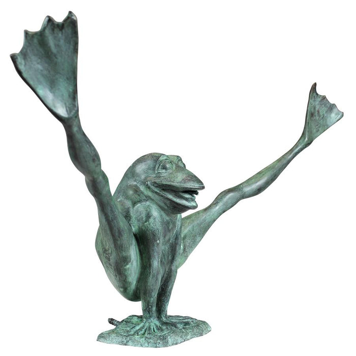 LARGE CRAZY LEGS FROG PIPED