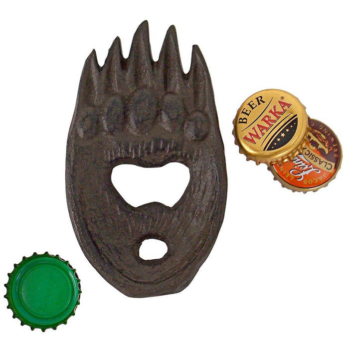 FOREST BEAR GRIZZLY PAW BOTTLE OPENER