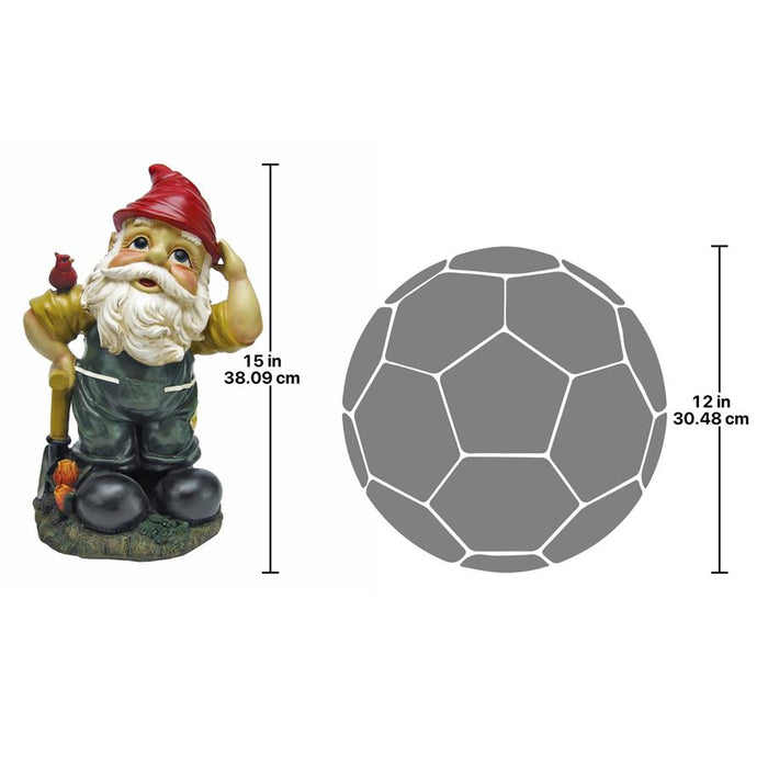 DIETER THE DIGGING GARDEN GNOME STATUE