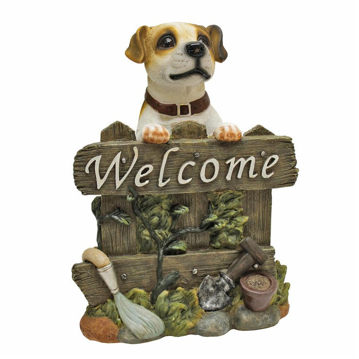 JACK RUSSELL DOG WELCOME SIGN
