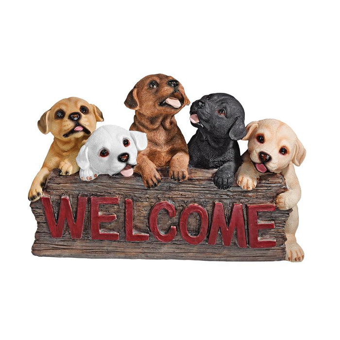 PUPPY PARADE WELCOME SIGN